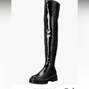 Sam Edelman Lydia Black Patent Boot.  
Brand New.  Never worn.   
Size 9M